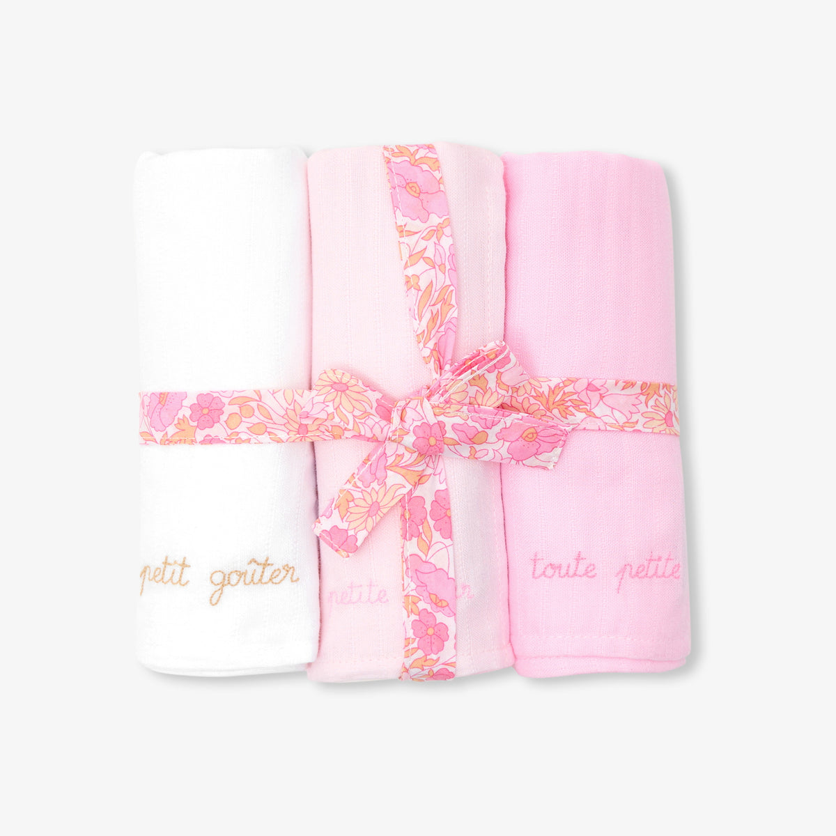 Baby set of 3 swaddling cloths