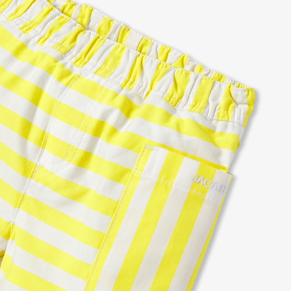 Baby boy striped twill shorts