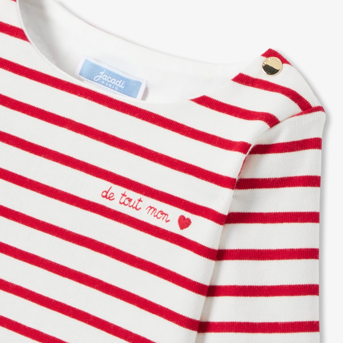Baby girl lightweight fleece sailor top