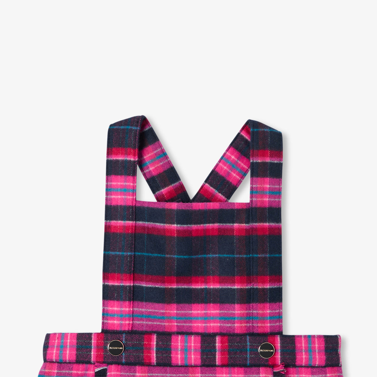 Baby girl tartan pinafore dress