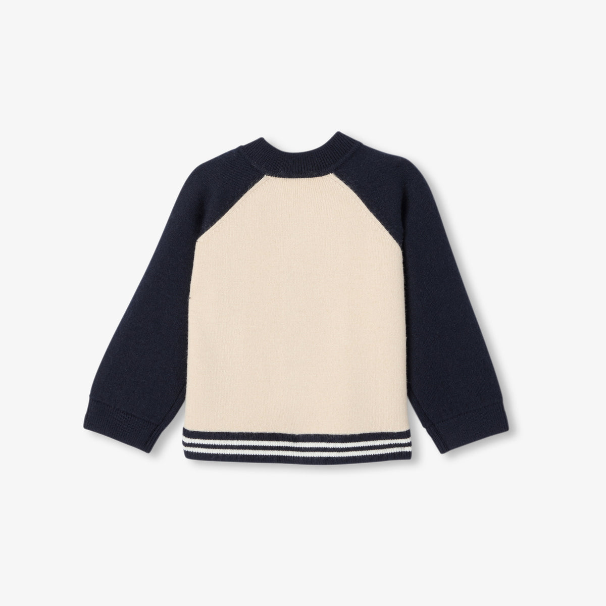Baby boy knit Varsity jacket