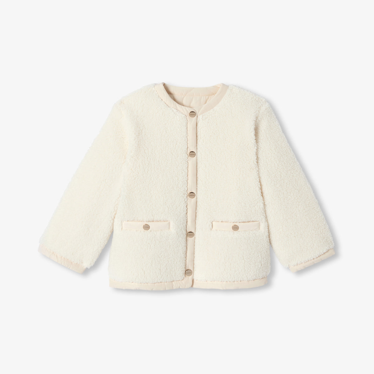 Girl reversible quilted jacket