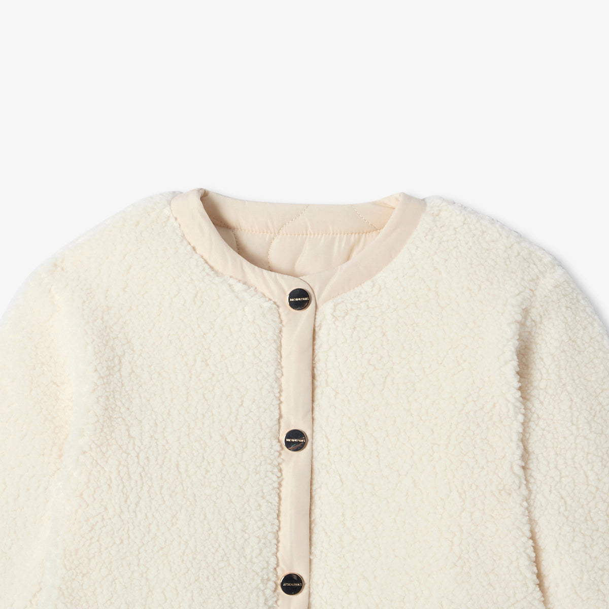 Girl reversible quilted jacket
