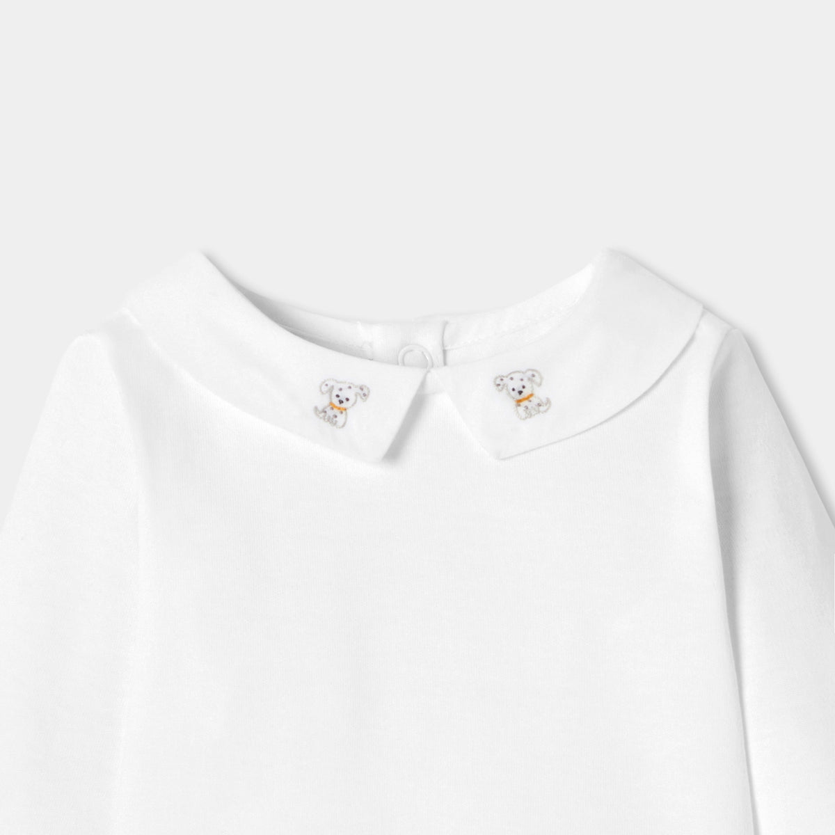 Baby boy long-sleeved cotton bodysuit