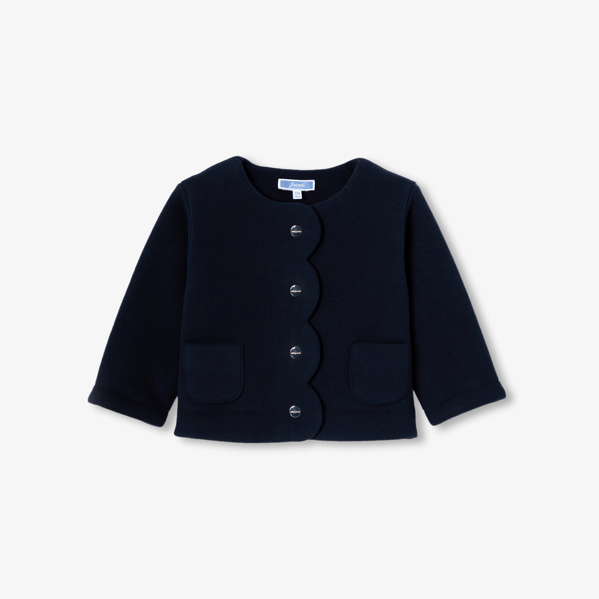 Baby girl microfleece cardigan