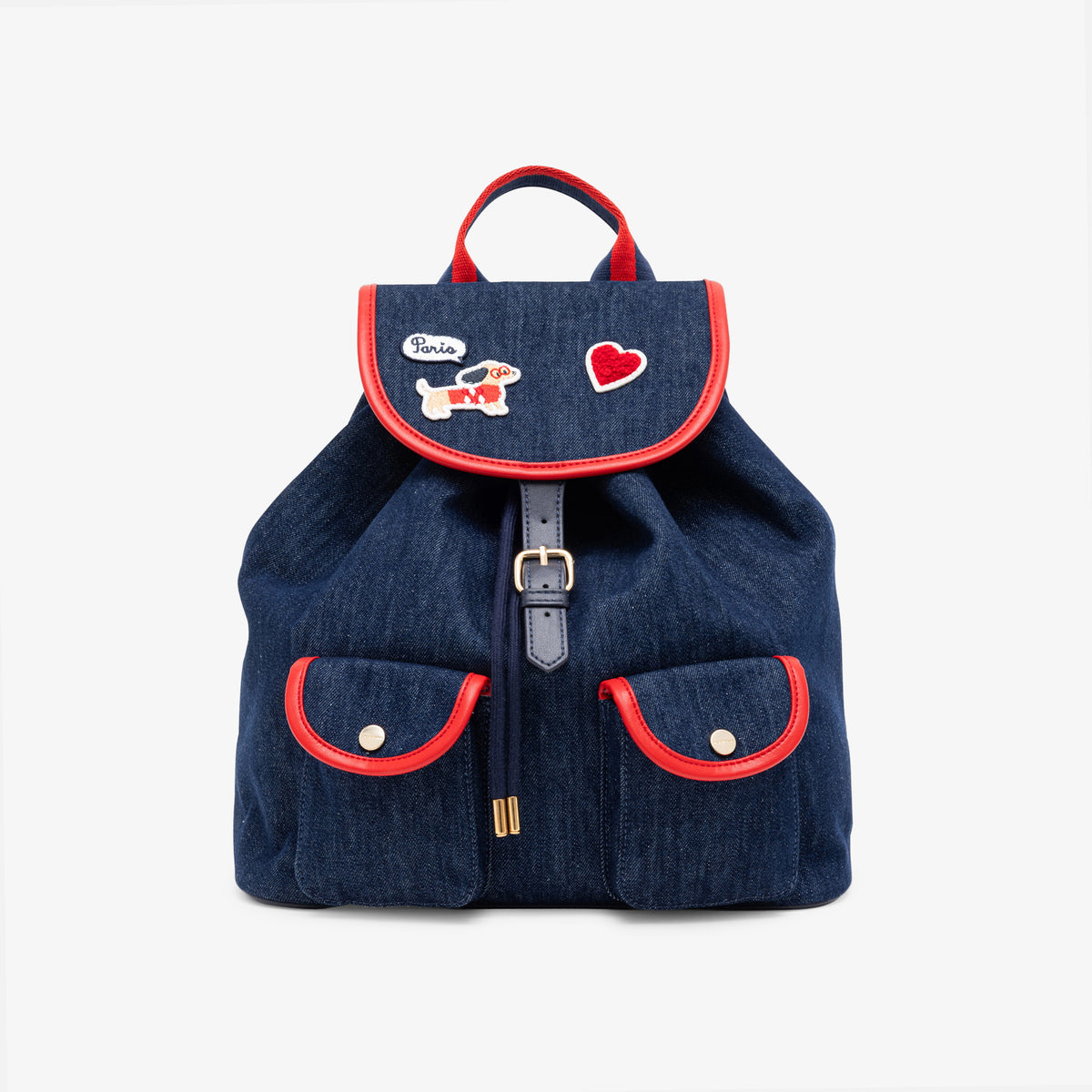Girl denim backpack