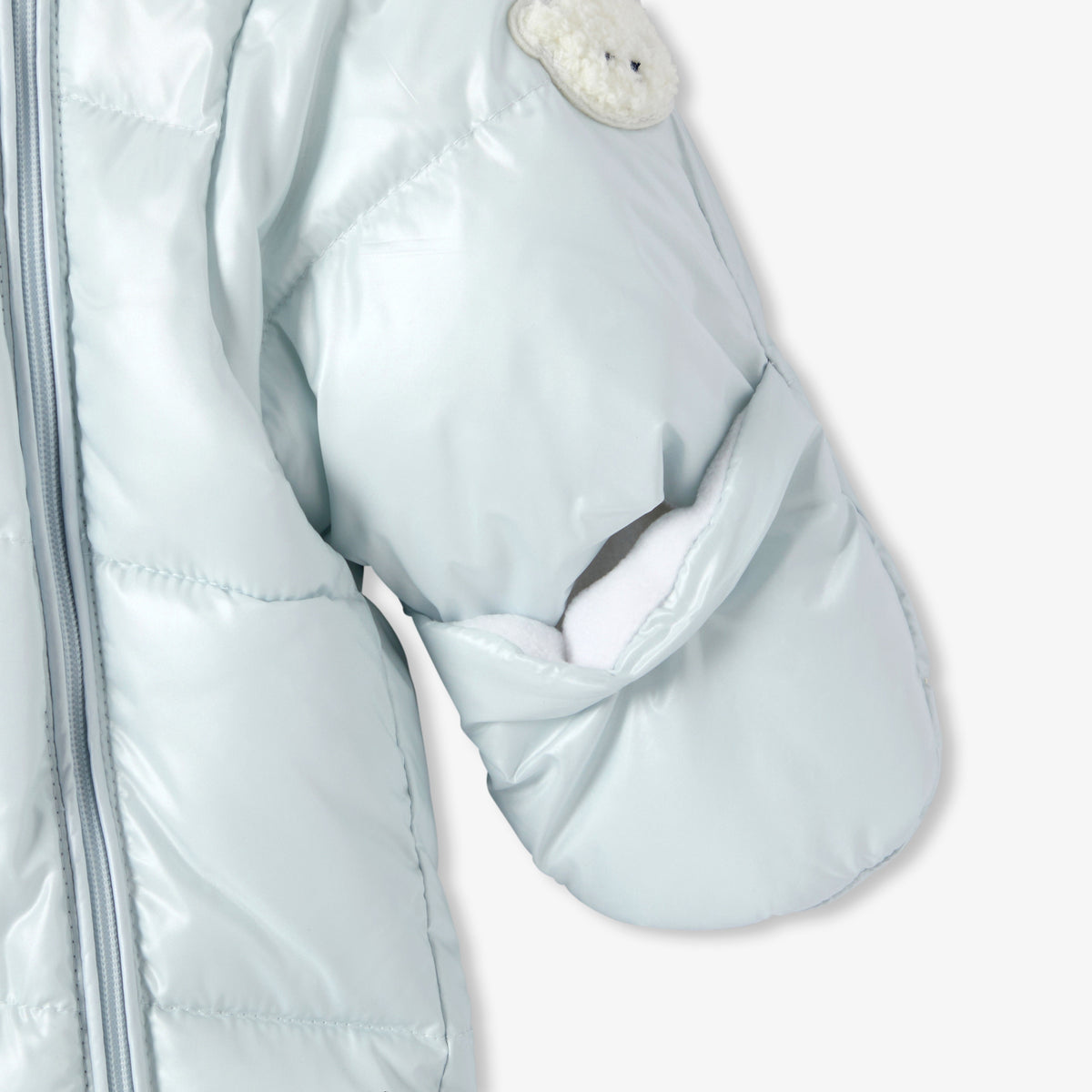 Baby boy nylon pramsuit