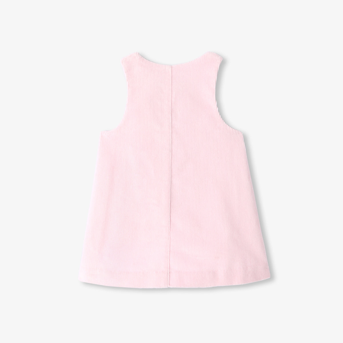 Baby girl velvet pinafore dress