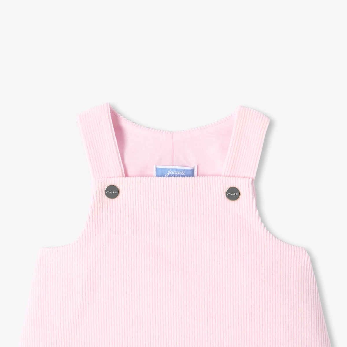 Baby girl velvet pinafore dress