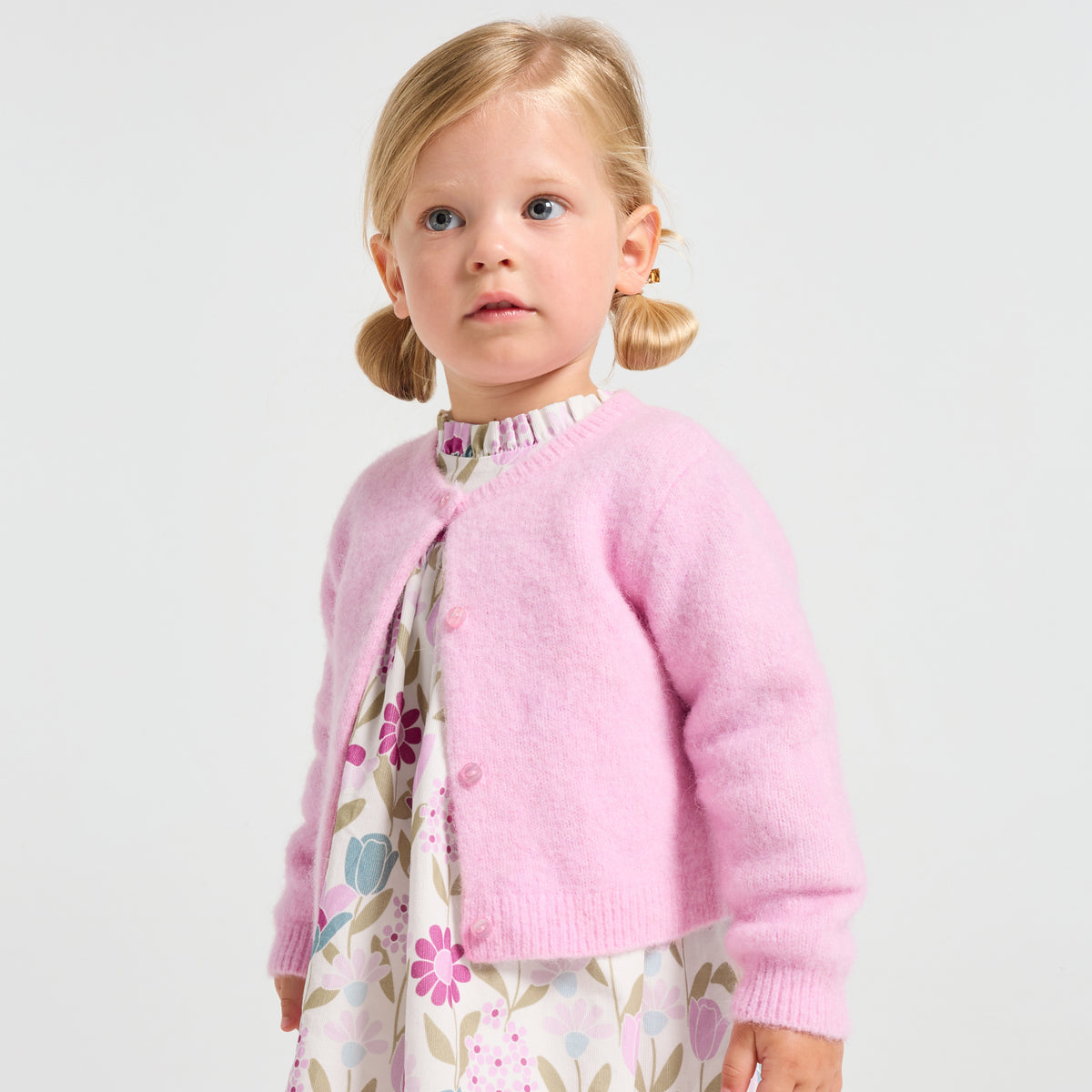 Baby girl wool and alpaca cardigan