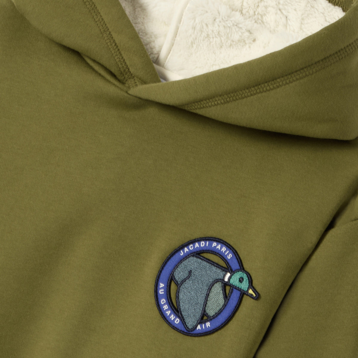 Boy double-faced fleece sweatshirt