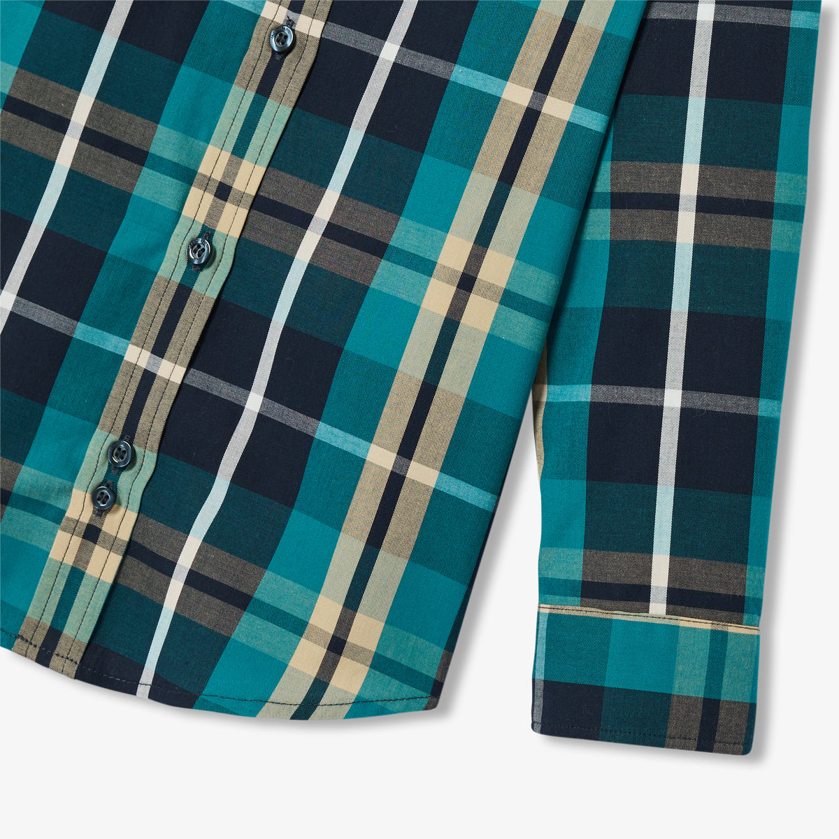 Boy tartan popeline shirt