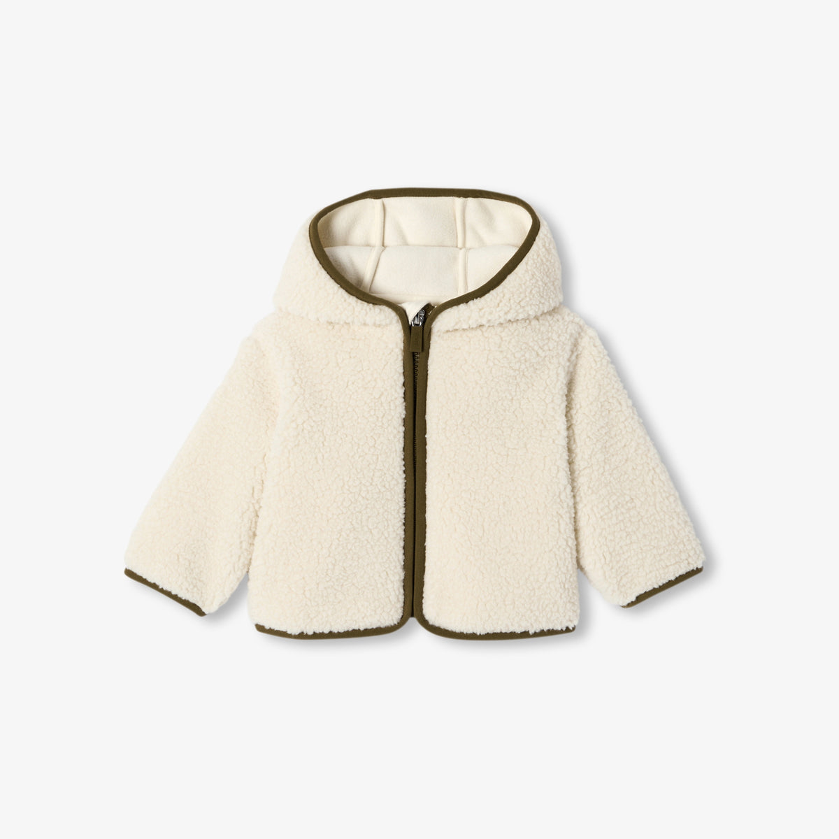 Baby sherpa zip-up jacket
