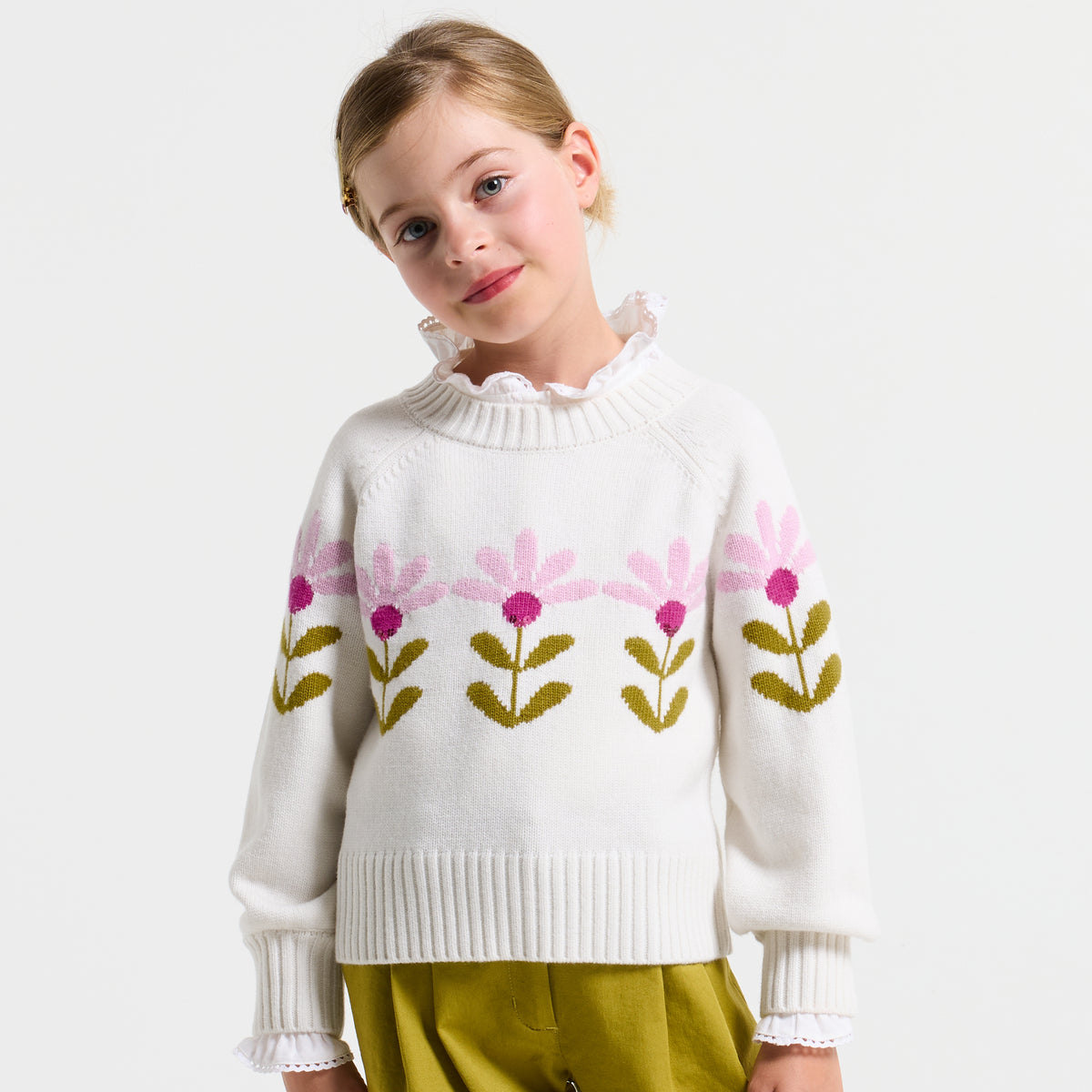 Girl wool blend jumper