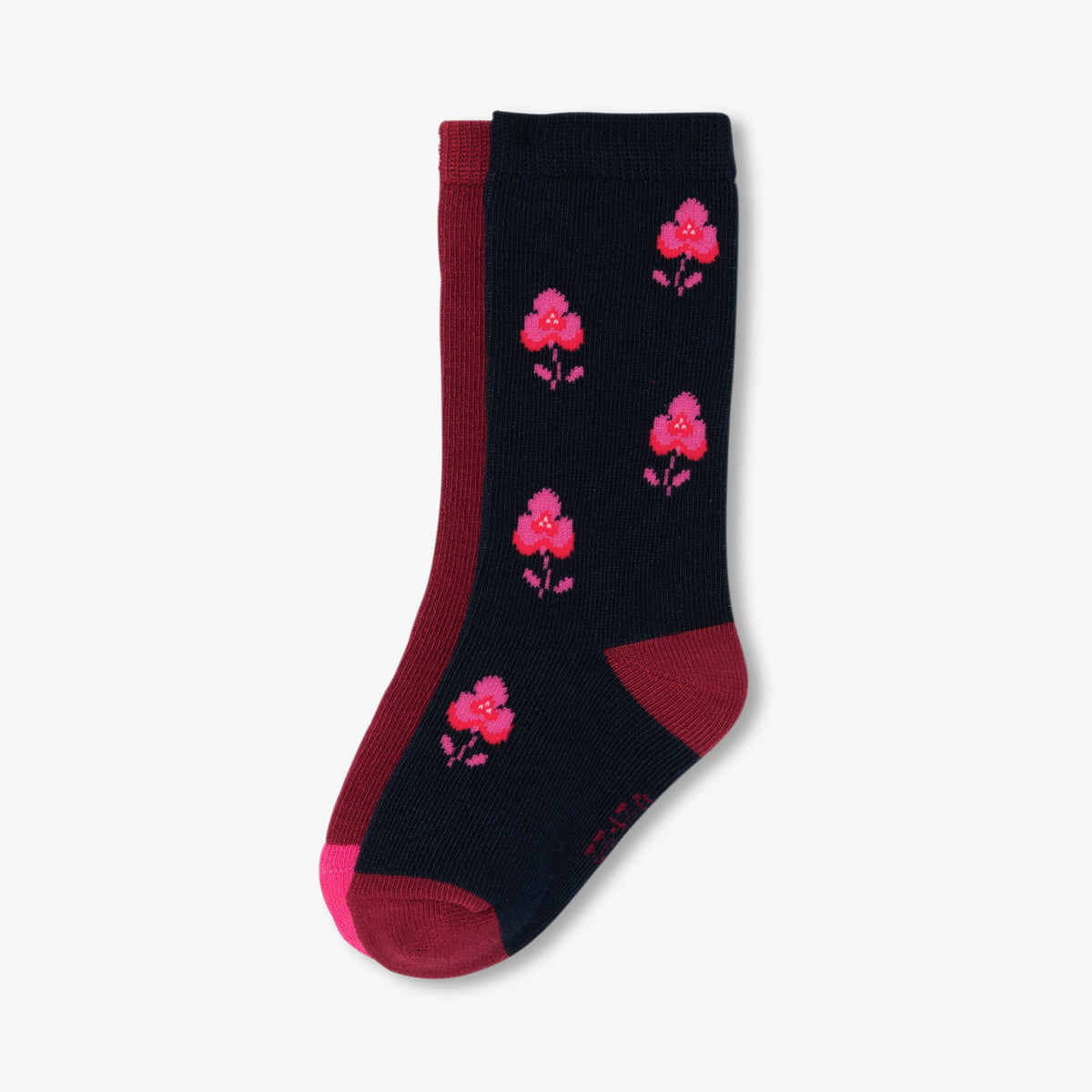 Baby girl knee-high socks duo