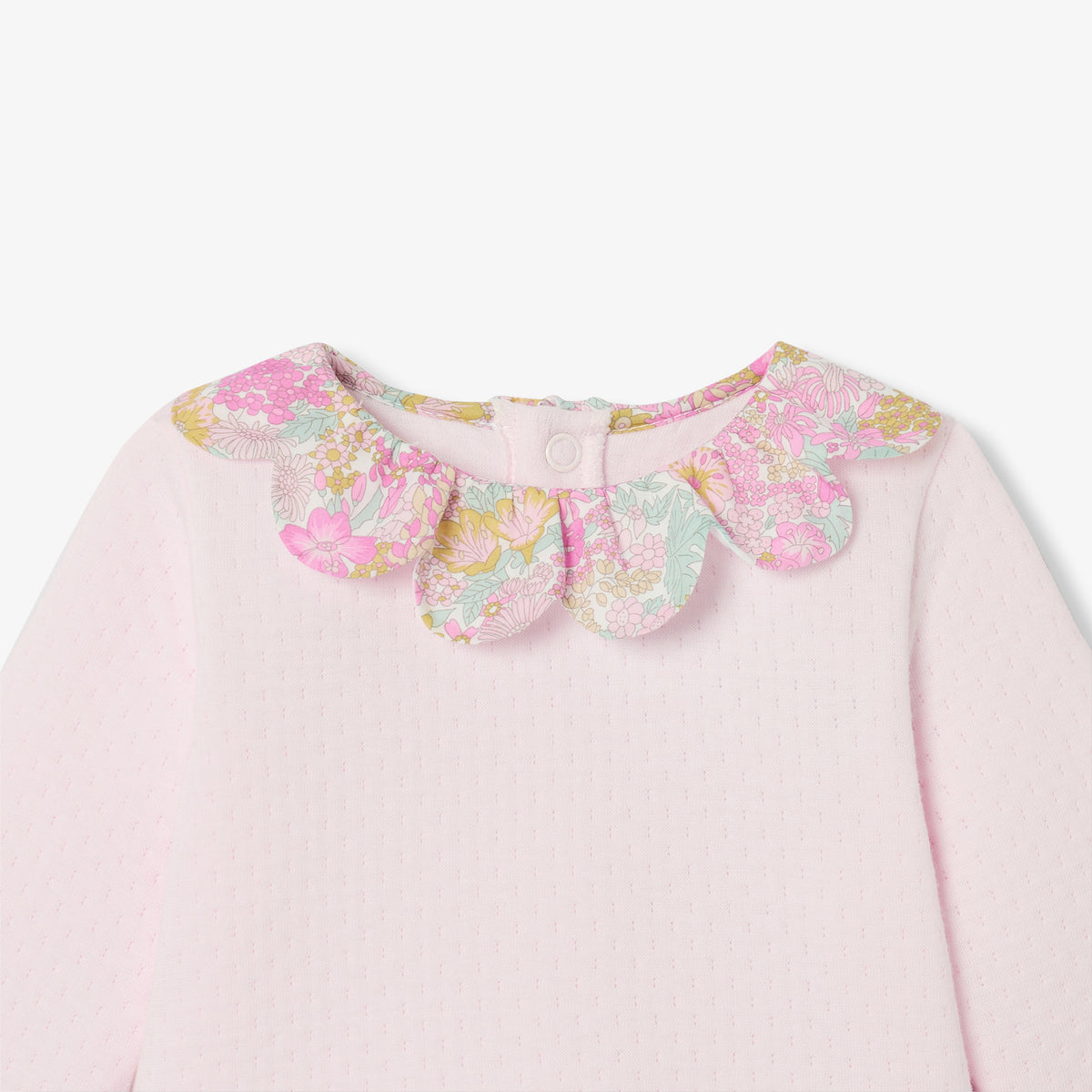 Baby girl cosy double jersey set
