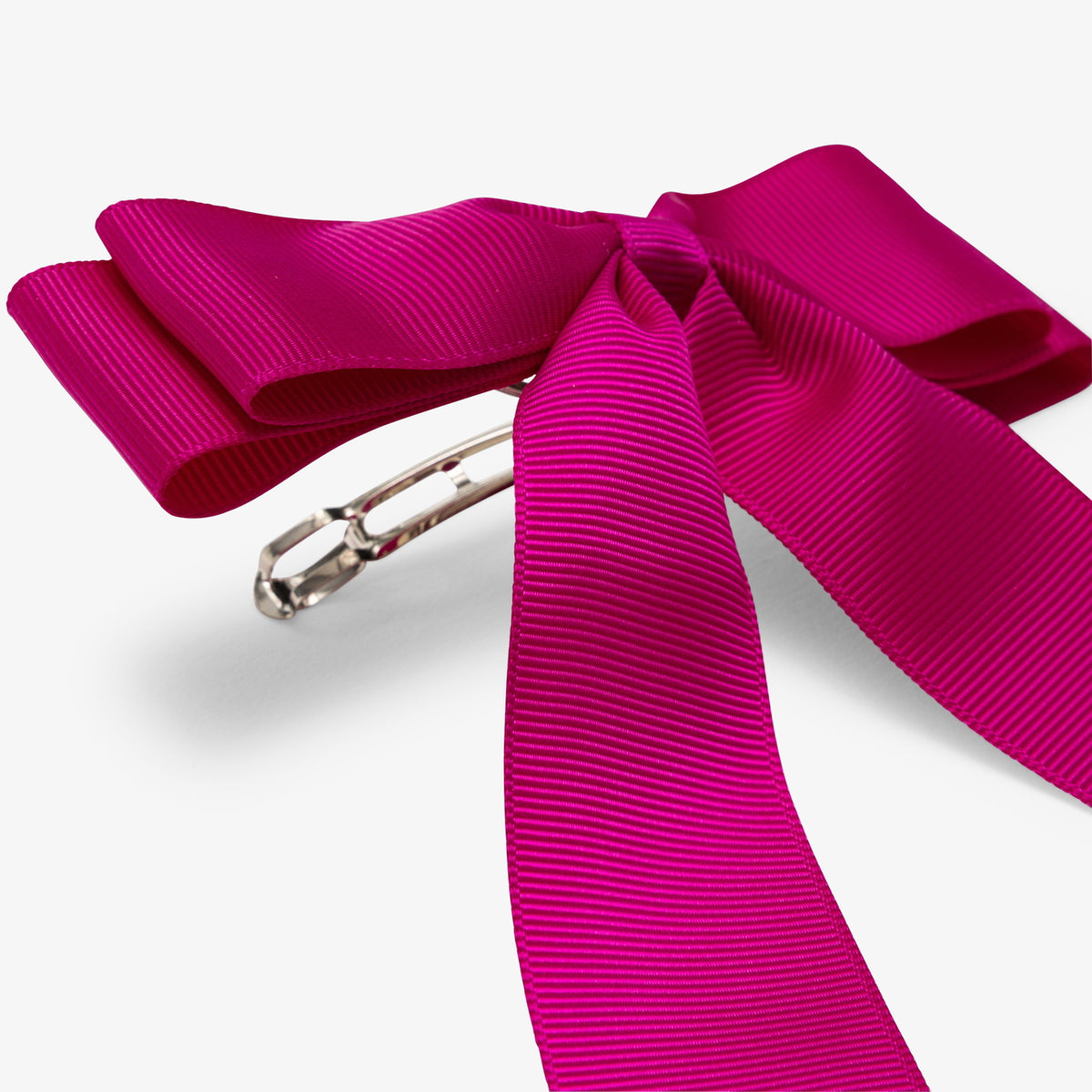 Girl large grosgrain bow hair clip