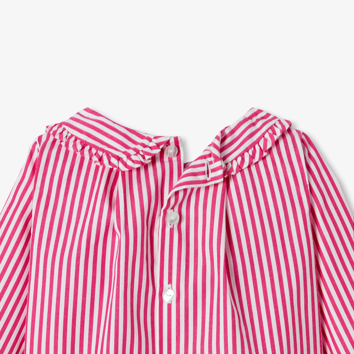 Baby girl striped poplin blouse