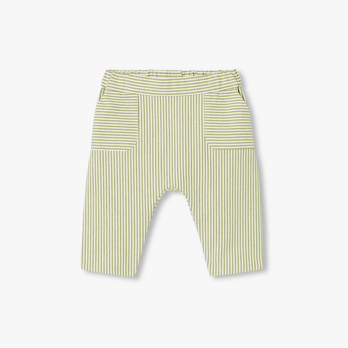 Baby boy striped twill trousers