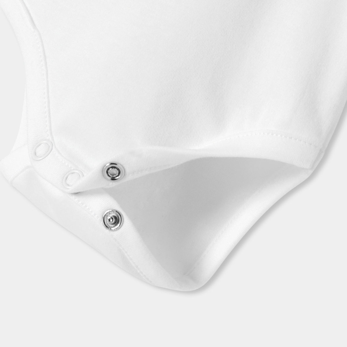 Baby girl long-sleeved bodysuit in cotton with a wide collar
