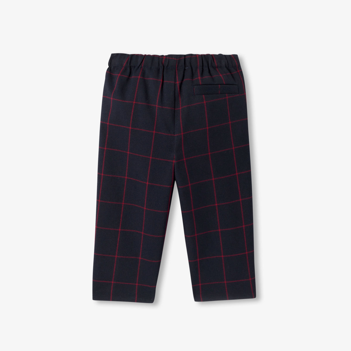 Baby boy checked flannel trousers