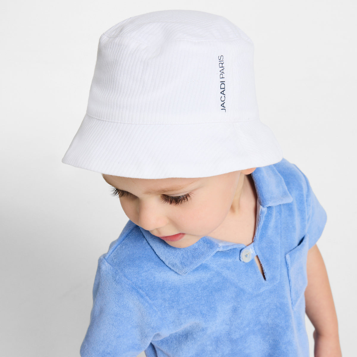 Baby hat in cotton piqué