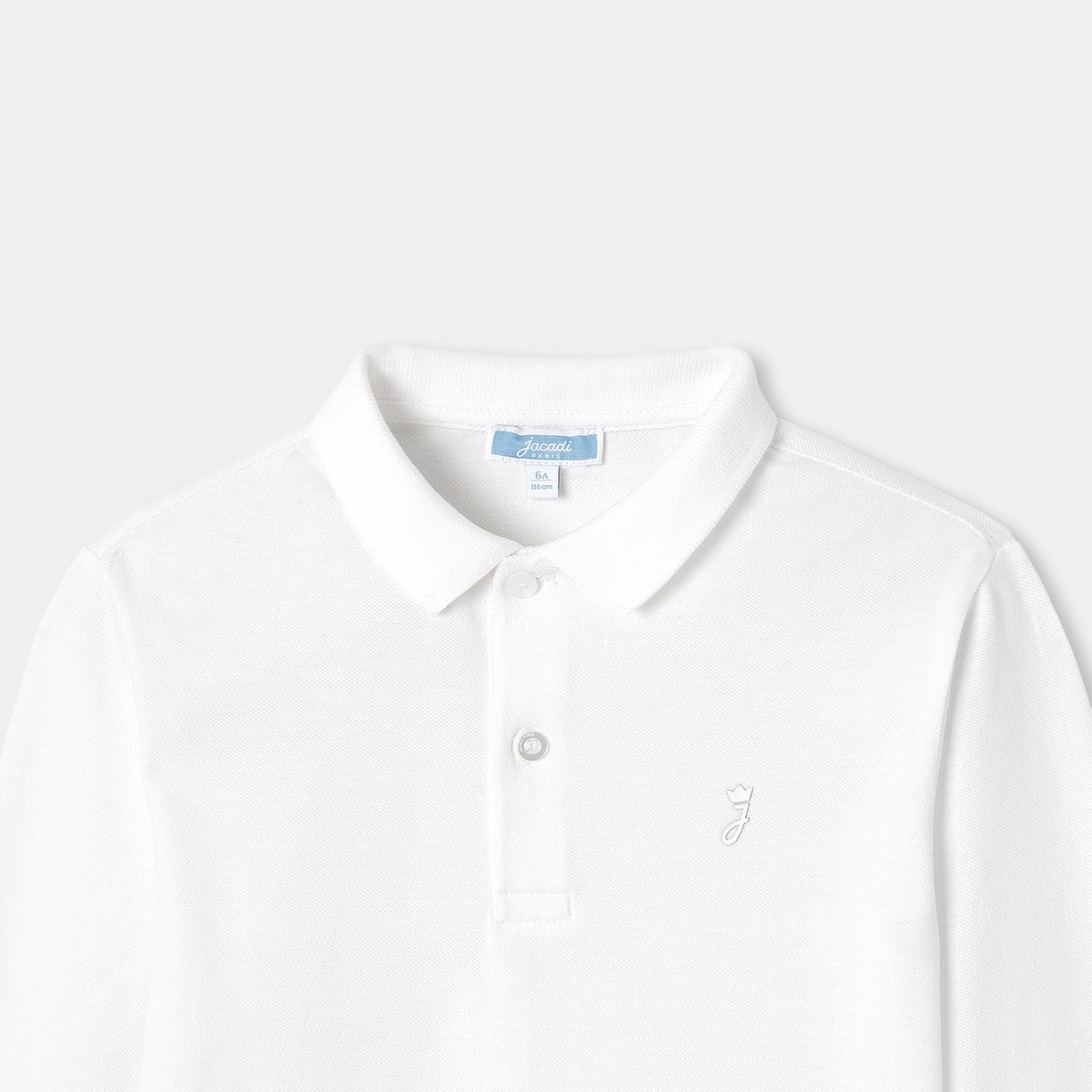 Kid long-sleeved polo shirt