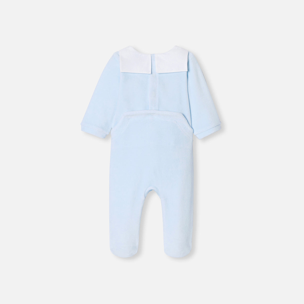 Baby boy velvet pyjamas