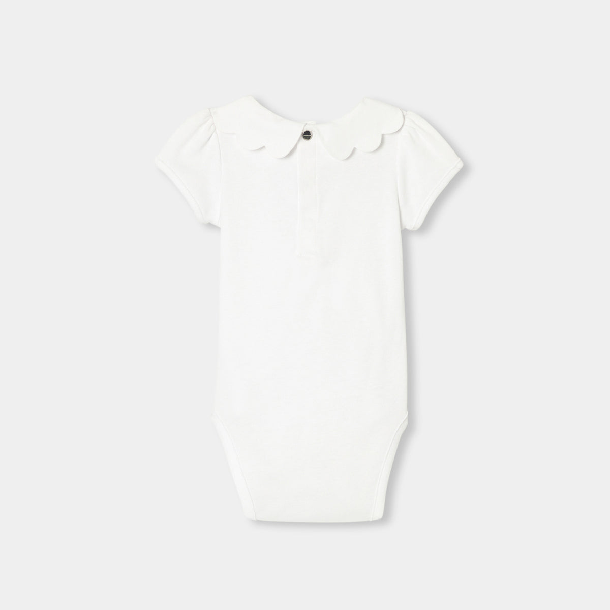 Baby girl short-sleeved bodysuit
