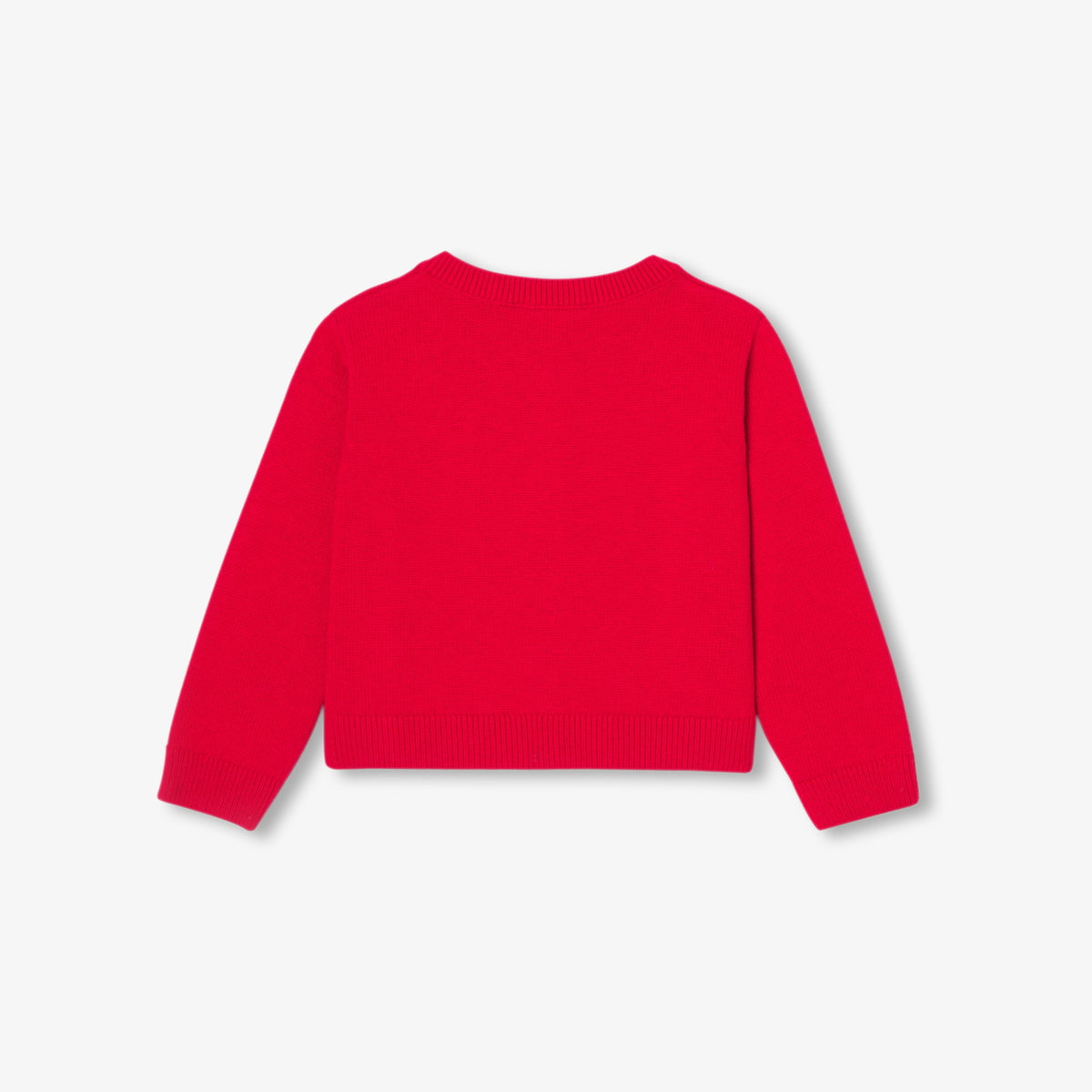 Baby girl cardigan in cotton and wool