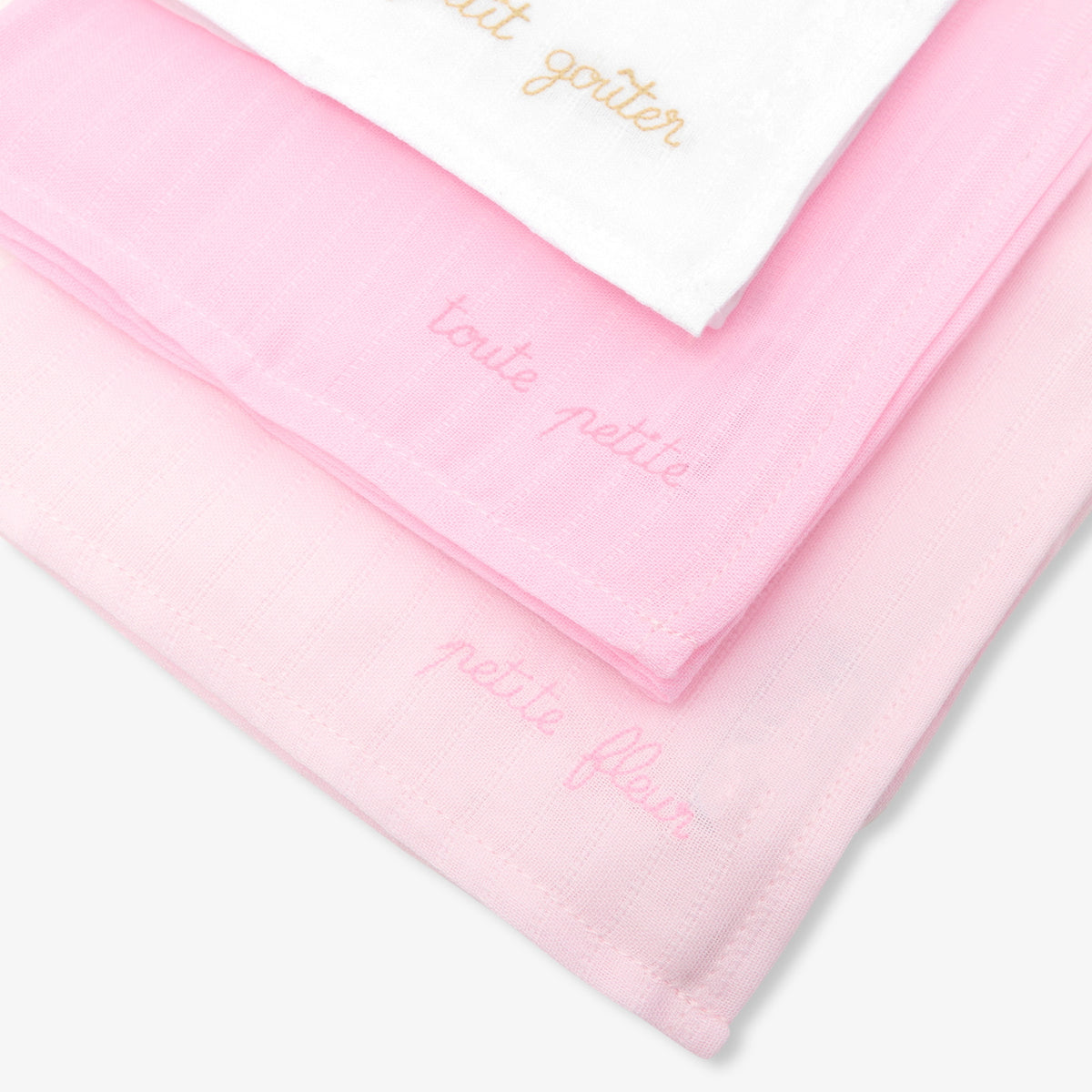 Baby set of 3 swaddling cloths