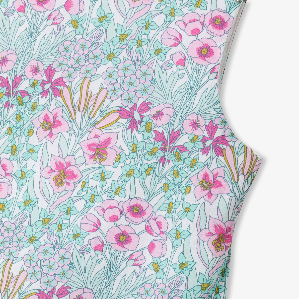 Baby girl jumpsuit in Liberty fabric
