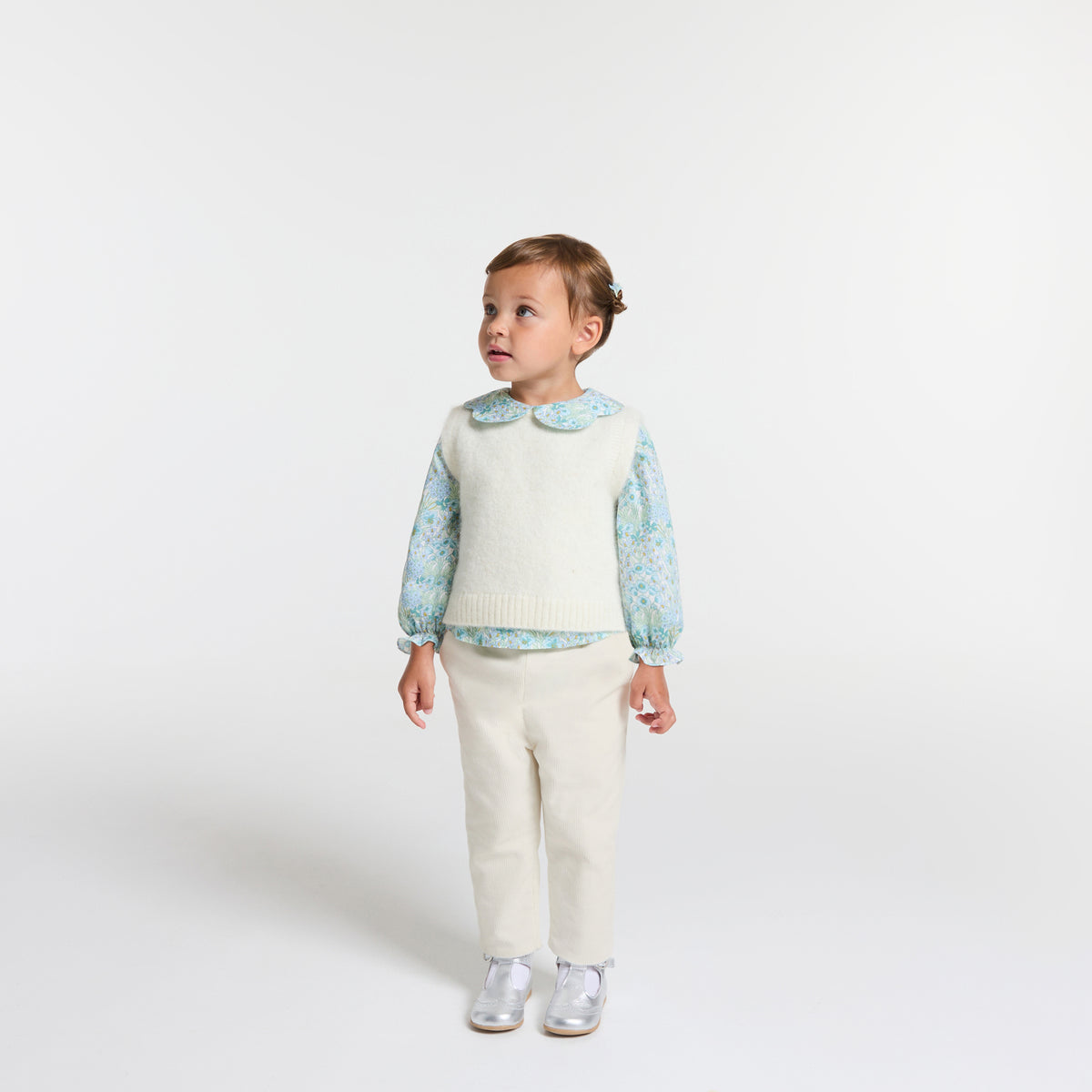 Baby girl velvet trousers