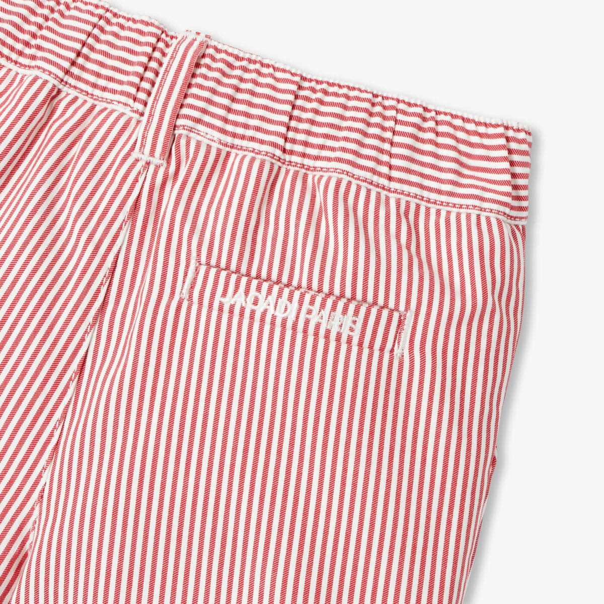 Baby boy striped twill shorts