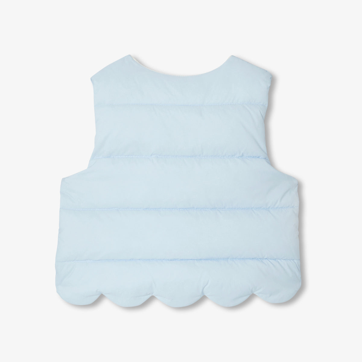 Baby girl sleeveless padded jacket