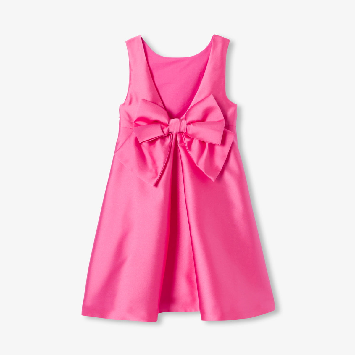 Girl ceremony dress in Mikado satin