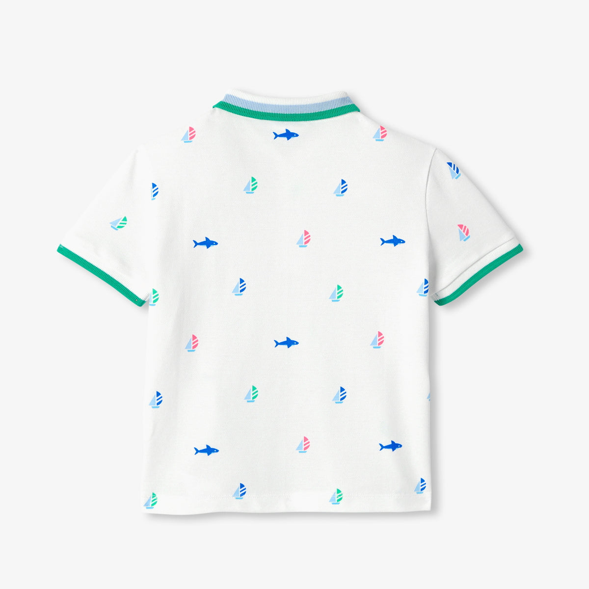 Boy cotton piqué polo shirt