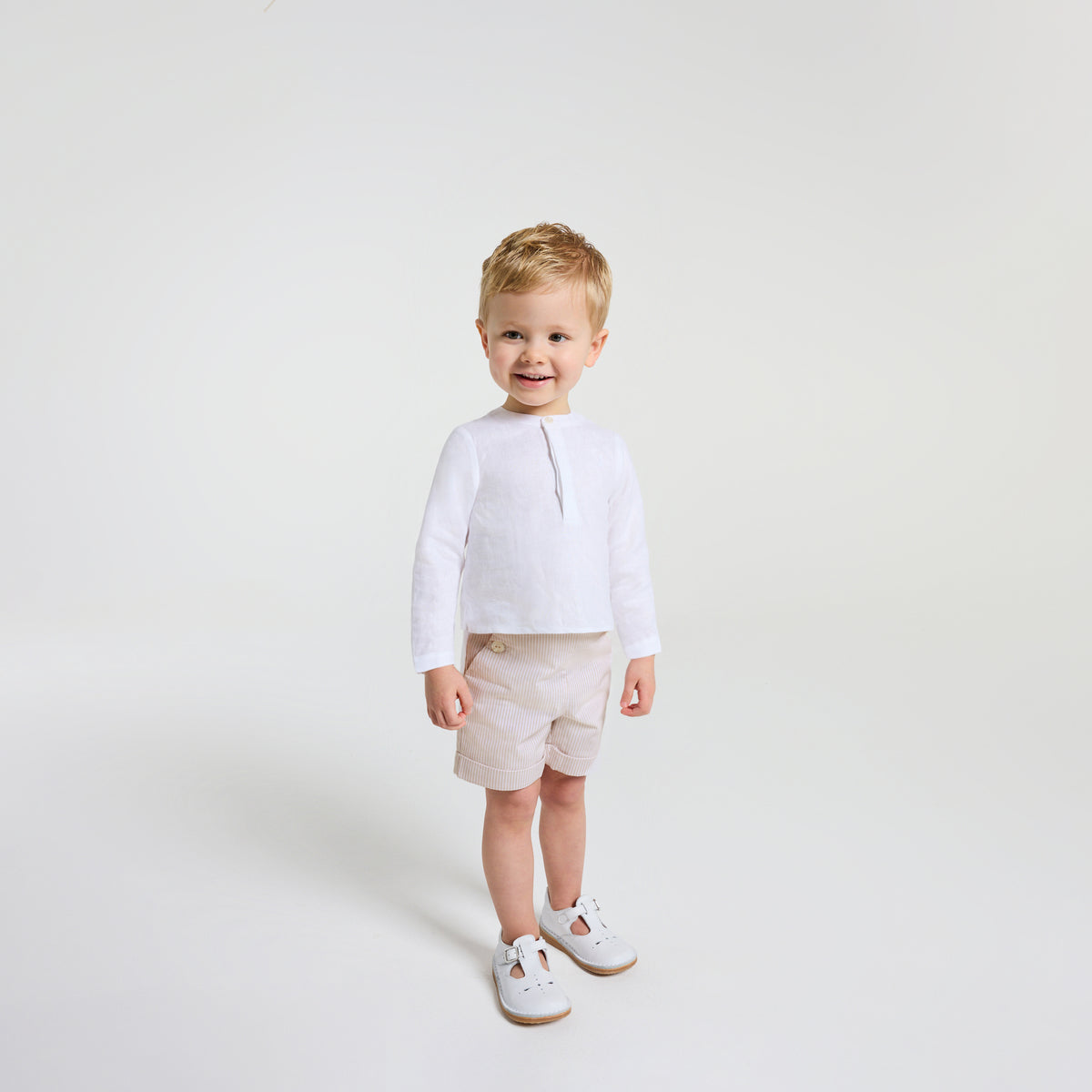 Baby boy tab shorts