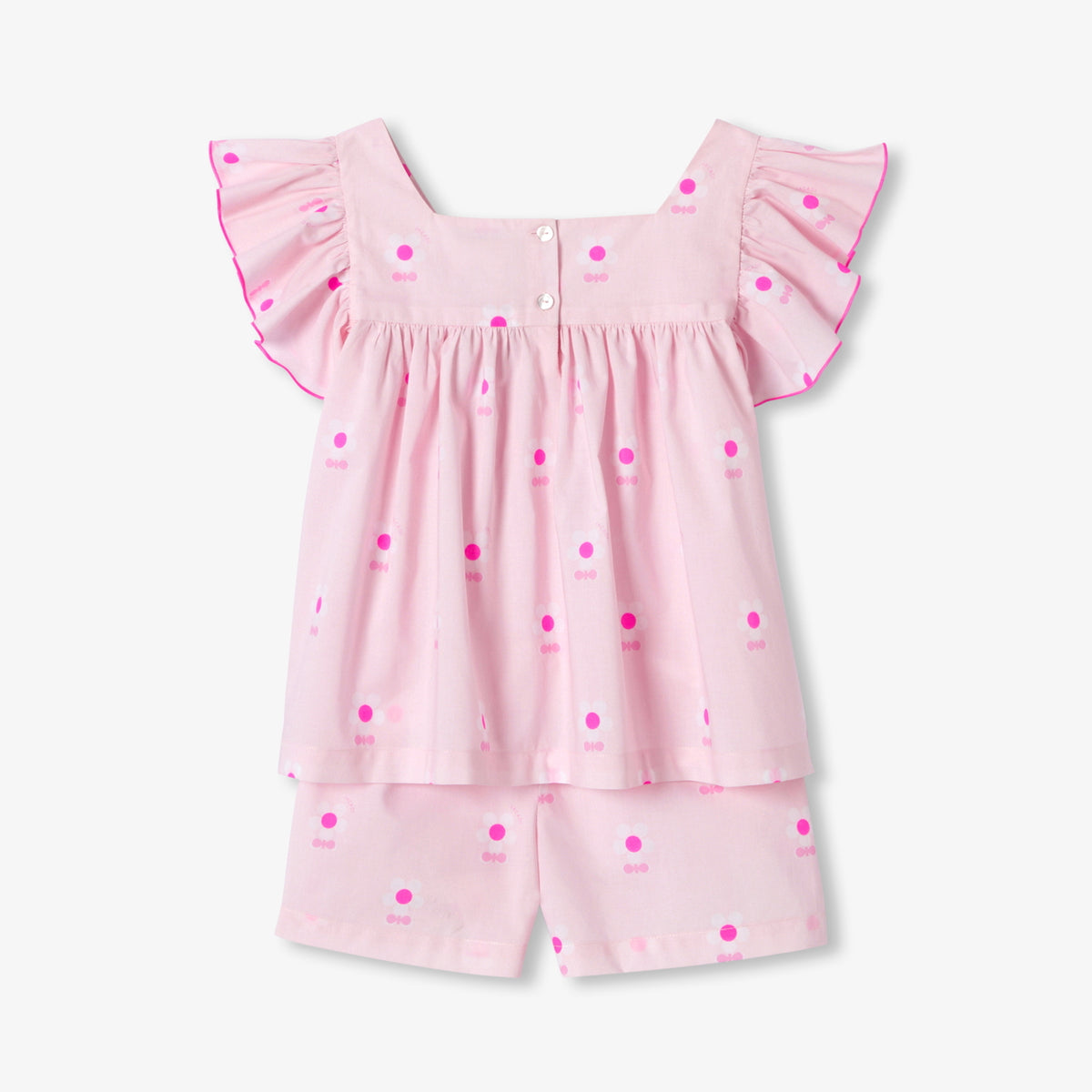 Girl poplin pyjama shorts