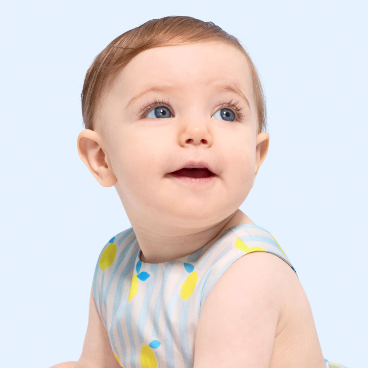Baby girl poplin romper