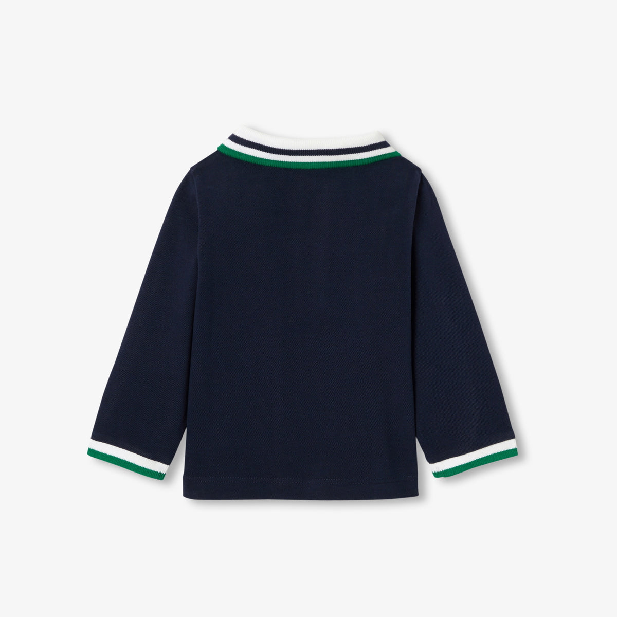 Baby boy long-sleeved polo shirt