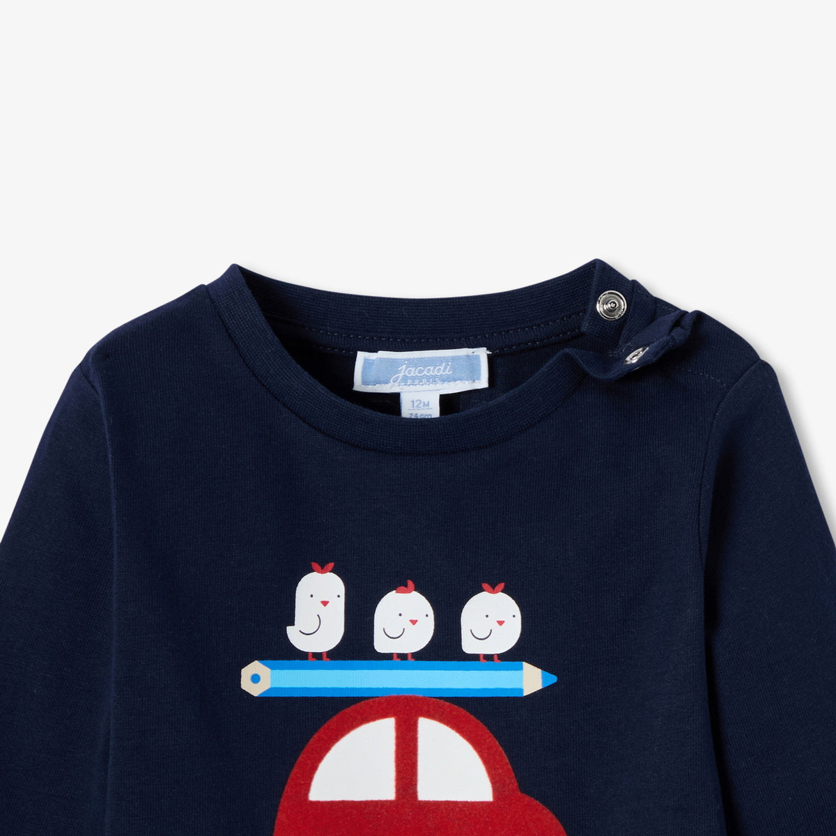 T-shirt manches longues bébé garçon en coton