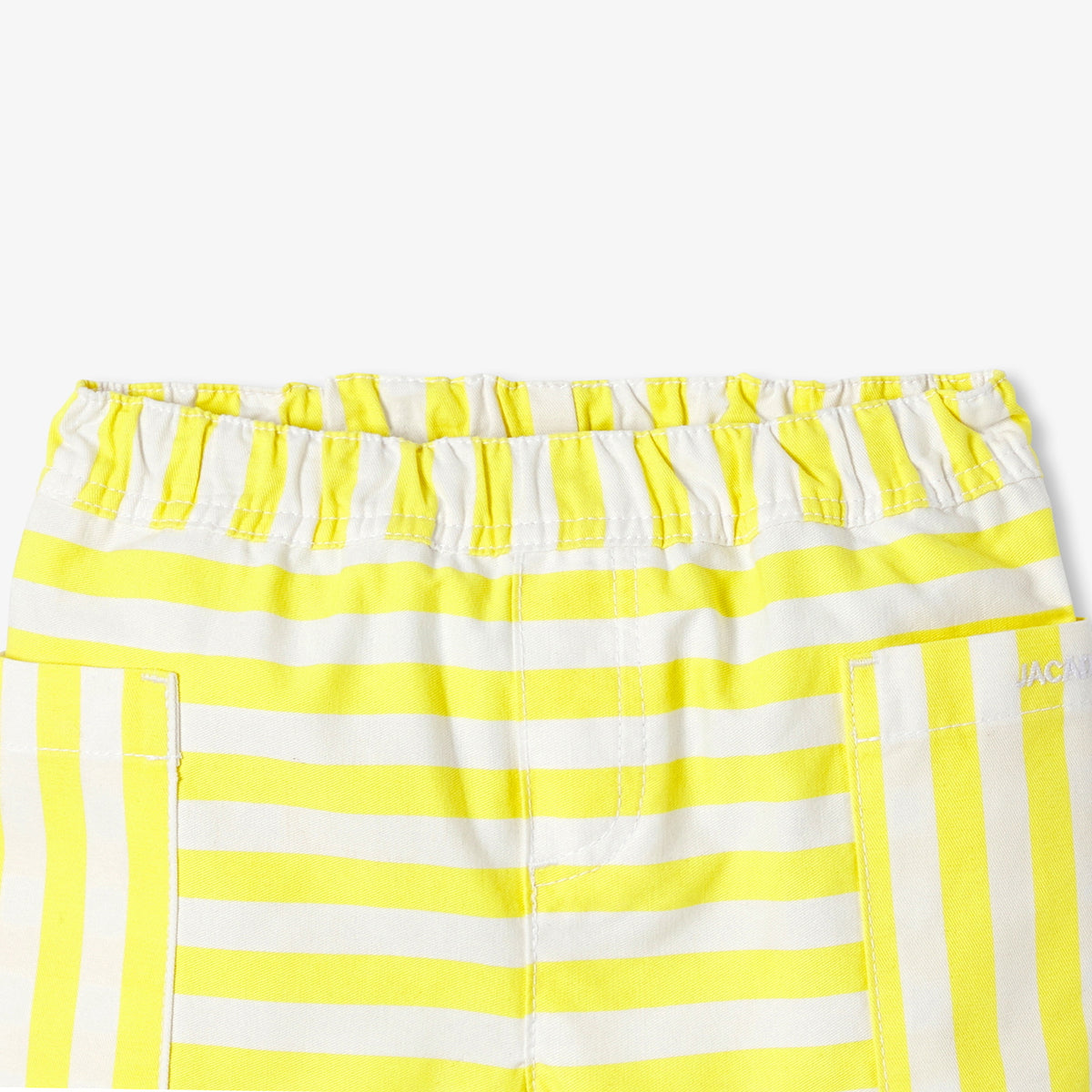 Baby boy striped twill shorts