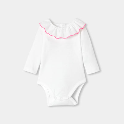 Baby girl long-sleeved cotton bodysuit