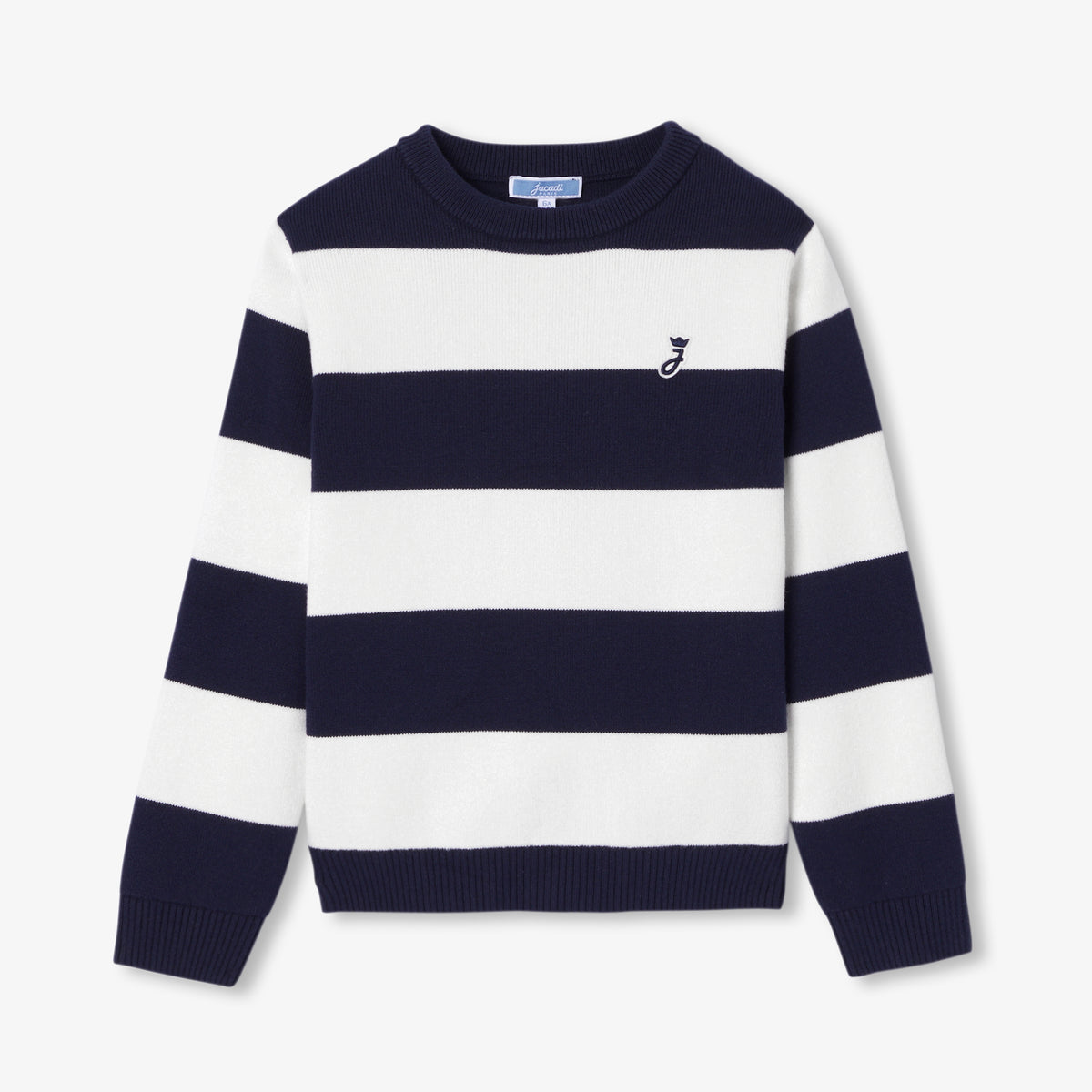Boy striped cotton sweater