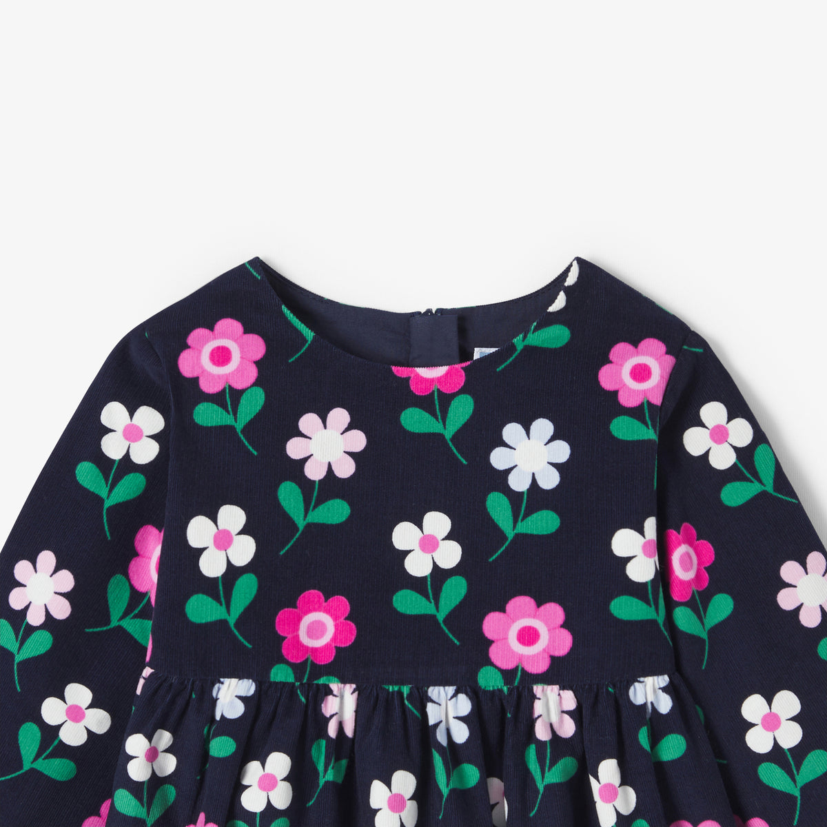 Baby girl long-sleeved velvet dress