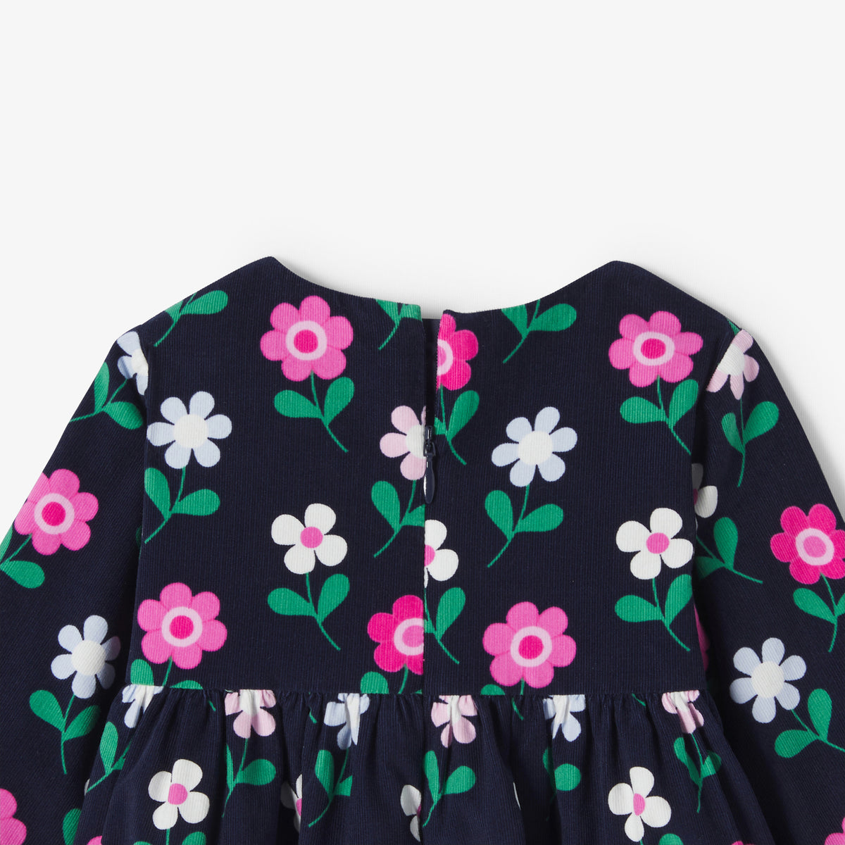 Baby girl long-sleeved velvet dress