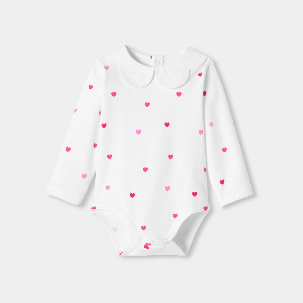 Baby girl interlock cotton bodysuit