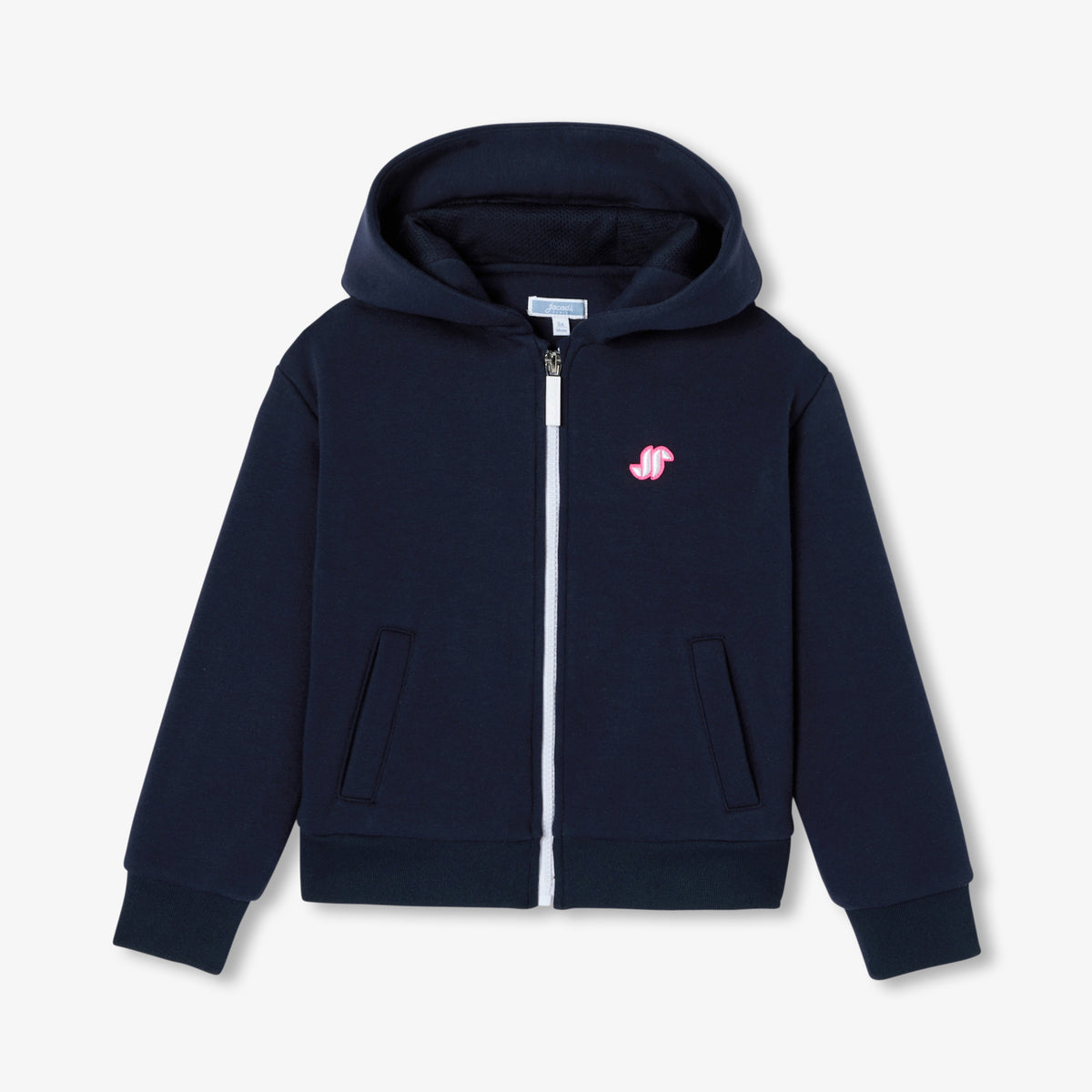 Girl zip-up fleece hoodie