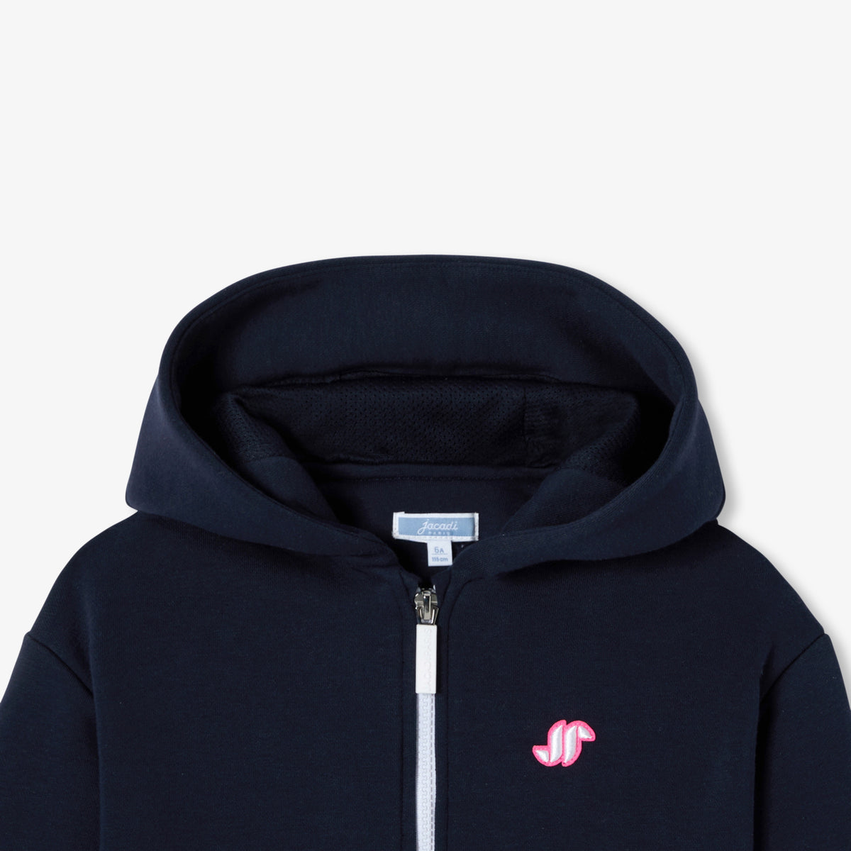 Girl zip-up fleece hoodie